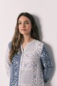 women'secret cămașă de noapte pentru femei. din vâscoză albastru 4363631