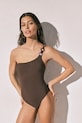 women'secret női egyrészes fürdőruha barna 5523317