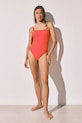 Ruházat women'secret Egyrészes fürdőruha női 5523319 narancssárga
