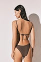 Ruházat women'secret egyrészes fürdőruha női 6463657 barna