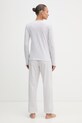 Одяг Fila роздільна піжама жіноча з бавовною FPS4237 сірий