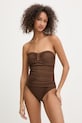 DKNY слитный купальник для женщин коричневый DIE6M605