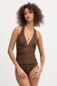 DKNY слитный купальник для женщин коричневый DIE6M733