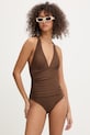 DKNY цільний купальник жіночий DIE6M733 коричневий SS26