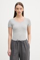 United Colors of Benetton Κορμάκι γυναικείο από βισκόζη γκρί 3P2Y3B006