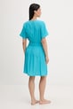 Oblečenie Liu Jo plážové šaty dámske VA6113.T2920 tyrkysová