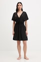 Liu Jo sukienka plażowa damska czarny VA6113.T2920