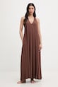 Liu Jo plážové šaty dámské hnědá VA6151.J3888