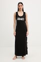 Liu Jo sukienka plażowa damska czarny VA6215.JS360