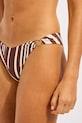 Seafolly plavkové kalhotky dámské High Cut Pant hnědá 40766.270