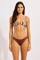 Seafolly oboustranná koupací podprsenka dámská Hipster 40426.270 hnědá SS26