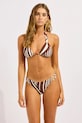 Seafolly plavková podprsenka dámska Multi Fit Longline Tri hnedá 31411MF270