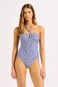 Seafolly jednodílné plavky dámské Ring Front námořnická modř 11218.301