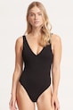 Seafolly цял бански дамски Deep V Neck One Piece черен 10974.861