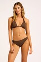 Seafolly bikini alsó női Hipster barna 40473.942