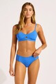 Seafolly plavková podprsenka dámská Hybrid Bralette 30580.942 modrá