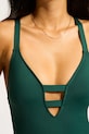 Seafolly ολόσωμο μαγιό γυναικείο Deep V πράσινο 10634.942