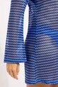 Seafolly plážové šaty dámské Mesh Effect Cover Up modrá 55190.CU