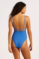 Seafolly Ολόσωμο μαγιό γυναικείο V Neck 11071.102 μπλε SS26