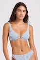 Seafolly reggiseno da bagno da donna Ring Front blu 31467.230