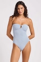 Seafolly costume da bagno intero da donna Ring Front blu 11185.230