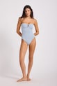 Abbigliamento Seafolly costume da bagno intero da donna Ring Front 11185.230 blu