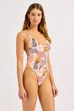 Seafolly Ολόσωμο μαγιό γυναικείο V Neck 11071.329 πολύχρωμο