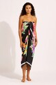 Seafolly plážová sukně dámská Hothouse Floral Sarong 55627.SG černá