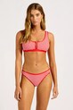 Seafolly μπικίνι τοπ γυναικείο Zip Front κόκκινο 31549.281