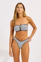 Seafolly plavková podprsenka dámská Zip Front námořnická modř 30467.281