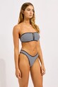 Seafolly plavková podprsenka dámská Zip Front 30467.281 námořnická modř
