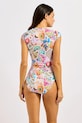 Seafolly ολόσωμο μαγιό γυναικείο Zip Front 60276.300 πολύχρωμο SS26