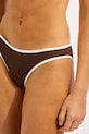 Seafolly plavkové kalhotky dámské Hipster hnědá 40316.072