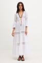 Charo Ruiz Ibiza plážová šatka dámska Glen biela 201301