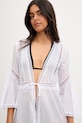 Charo Ruiz Ibiza plážový přehoz dámský Glen bílá 201301