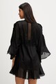 Îmbrăcăminte Charo Ruiz Ibiza eșarfă de plajă pentru femei Antonella 221209 negru