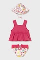 Mayoral dwuczęściowy strój kąpielowy dziecięcy 1654.4L.Baby.PPY2 różowy SS26