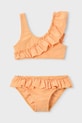 Mayoral dwuczęściowy strój kąpielowy dziecięcy komplet pomarańczowy 3733.6L.Mini.PPY2