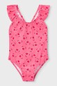 Mayoral jednoczęściowy strój kąpielowy dziecięcy miękka różowy 3738.6P.Mini.PPY2