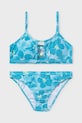 Mayoral dwuczęściowy strój kąpielowy dziecięcy komplet niebieski 6774.8H.Junior.PPY2