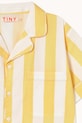 Detské bavlnené pyžamo Tinycottons YELLOW STRIPES SET žltá SS26.479