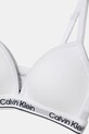 Dziewczynka Calvin Klein Underwear biustonosz trójkątny dziecięcy bawełniany z elastanem G80G800736.PPY2 biały