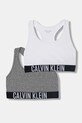 Calvin Klein Underwear biustonosz dziecięcy bawełniany z elastanem 2-pack biały G80G800744.PPY2