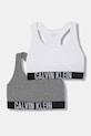 Calvin Klein Underwear biustonosz dziecięcy bawełniany z elastanem 2-pack biały G80G800744.PPY2