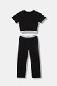 Calvin Klein Underwear piżama dwuczęściowa dziecięca bawełniana z elastanem czarny G80G800738.PPY2