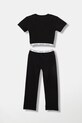 Calvin Klein Underwear piżama dwuczęściowa dziecięca bawełniana z elastanem G80G800738.PPY2 czarny SS26