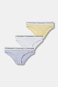 Calvin Klein Underwear figi damskie bawełniane z elastanem 3-pack niebieski G80G800728.PPY2