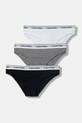 Calvin Klein Underwear chiloți pentru femei, din bumbac cu elastan pachet de 3 gri G80G800728.PPY2