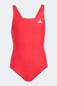 Ολόσωμο παιδικό μαγιό adidas Performance μαλακό κόκκινο JZ6034