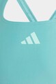 Dziewczynka adidas Performance jednoczęściowy strój kąpielowy dziecięcy KC6830 turkusowy